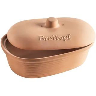 Mäser Brottopf, Steingut Brottopf, Steingut Ceramica Mäser - Braun