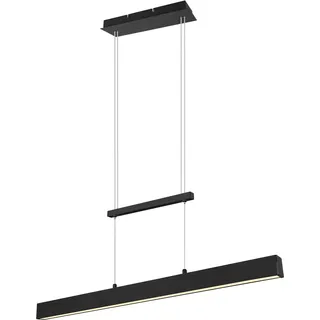Trio Paros 1-flg. 50 cm rund schwarz matt