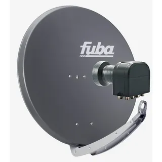 Fuba Sat Anlage 8 Teilnehmer | Satellitenschüssel Komplettset - DAA 850 A Sat-Schüssel 85cm Alu anthrazit + Fuba DEK 817 Octo LNB 8 Teilnehmer (DVB-