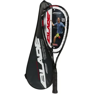 Speedminton® Racket Blade – Speed Badminton/Crossminton Turnierschläger inkl. Schlägertasche, Silber/Schwarz/Rot
