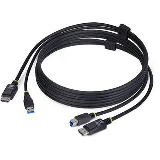 Startech StarTech.com 6ft (1.8m) DisplayPort and USB 5Gbps KVM Cable - Tastatur- / Video- / Maus- (KVM-) (DU1226-KVM-CABLE)