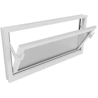 Solid Elements Kippfenster  (80 x 40 cm, Weiß)