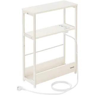 MID.YOU Beistelltisch, weiß , Maße cm, B: 18 H: 58