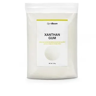 GymBeam Xanthan Gum - Geschmackloses Xanthan Pulver als Verdickungsmittel und Stabilisator, pflanzliches Xantan Gum Pulver als Glutenersatz für Veganer und Vegetarier geeignet, 100 g