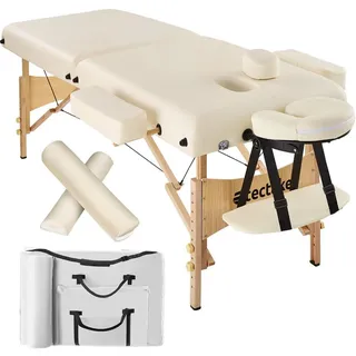 Tectake Massageliege Beige