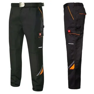 Arbeitshose Hose Bundhose Herren Arbeitskleidung schwarz Profi Qualität PROFESSIONAL schwarz 52 - Schwarz - 52