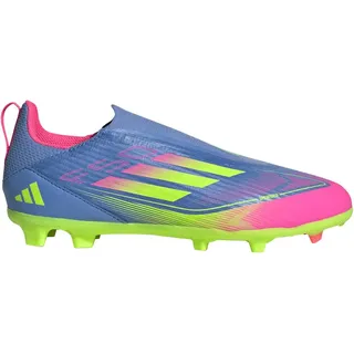 Adidas F50 League Laceless FG/MG Blue Fusion / Lucid Lemon / Lucid Pink 28