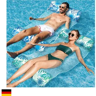 Wasserhängematte 4 in 1 Pool Luftmatratze 135x70