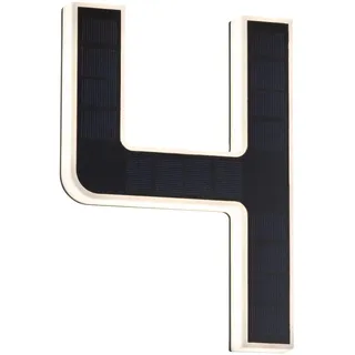 Paulmann 79845 Solar-Hausnummernleuchte 0.20W Warmweiß Schwarz