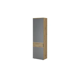 Bega Consult Garderobenschrank Milan grau/eiche artisan