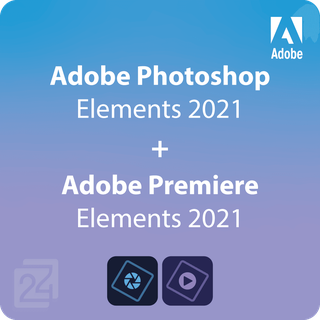 Adobe Photoshop + Premiere Elements 2021 Win/ Mac