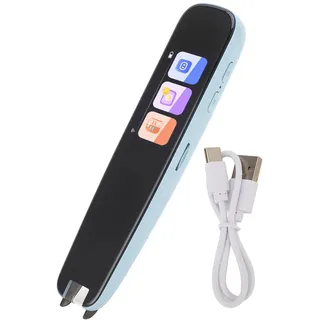 spacnana Scanner Stift Buch Scannen Lernen Sprach Scanner Stift Elektronischer Wörterbuch Stift mit Touchscreen zum Lernen