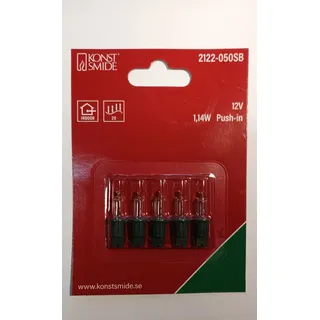 Konstsmide Ersatzlämpchen 12V 1,14W klar grün