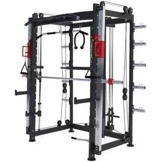 Gorilla Sports Multifunction Smith Machine SCHWARZ No Size