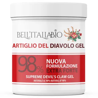 bellitaliabio Teufelskralle 98% % Starkes Gel 550 ml