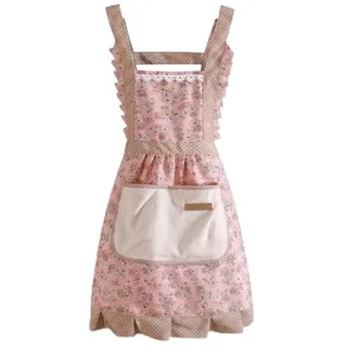 Schürze Mit Taschen,Kochschürze Damen,Kittelschürze Pink Stuff,Küchenschürze,Schürzen Süße Sachen,Apron Women,Backschürze Pinke Cute Gartenschürze,Koch,Schürzenkleid,Schöne,Küchen Kochschürzen - 75 x 65 cm