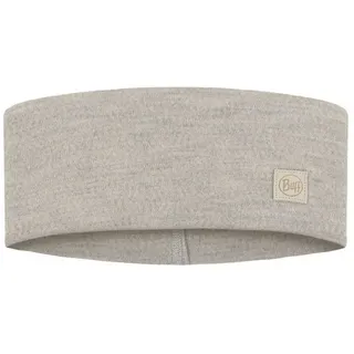 Buff Merino Wide Stirnband 003 solid cloud