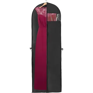 60*180cm Kleidersack Lang, 1 Pcs Kleidersäcke Lang, Kleiderbeutel für Brautkleid, Anzug, Abendkleid, Lange Kleider & Mantel, Anzugtasche Reisetasche, Kleiderhülle Reise, Kleiderschutzhülle Schutzhülle