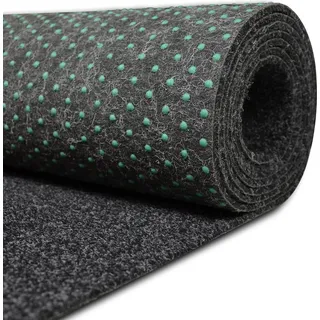 MDEKOR Kunstrasenteppich Outdoor 400 x 100 cm Anthra 900