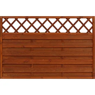 Sichtschutzzaun Element Country 120 x 180 cm teak