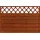 Sichtschutzzaun Element Country 120 x 180 cm teak
