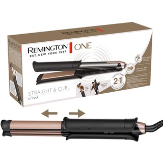 Remington S6077 ONE Straight & Curl STYLER Glätteisen, Beschichtung: Keramik