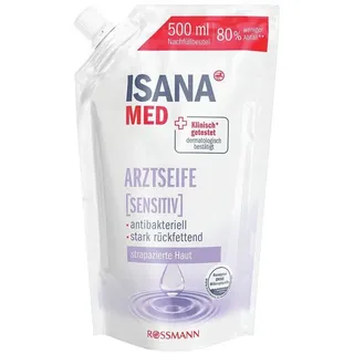 Isana Arztseife »Sensitiv« Nachfüllbeutel, 500 ml
