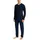 SCHIESSER Herren Schlafanzug Uncover by Pyjamas lang V-Ausschnitt Baumwolle uni/gemustert Dunkelblau 3XL