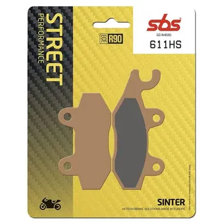 SBS VORDERE BREMSBELÄGE 611hs