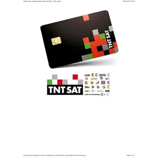 Offiziell TNTSAT HD-Karte Dauer 4 Jahre/Frankreich Lieferung nur mit Tracking