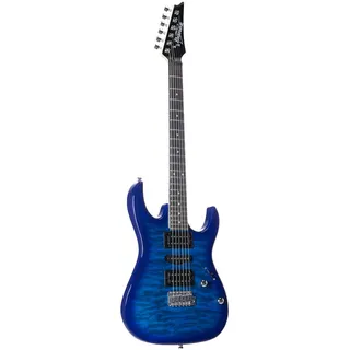 IBANEZ GRX70QA-TBB Transparent Blue Burst