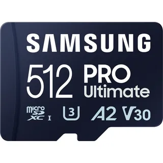Samsung PRO Ultimate 512 GB microSD-Speicherkarte mit SD-Karten-Adapter