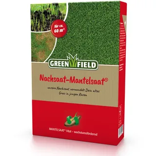 Greenfield Nachsaat Mantelsaat 1kg Rasensamen Sportrasen Spielrasen Regeneration