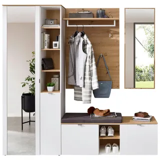 Innostyle Bari Garderobenschrank 206x202x38 weiß