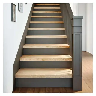 vidaXL Treppenstufen 2 Stk. 80x30x2 cm Massivholz Eiche