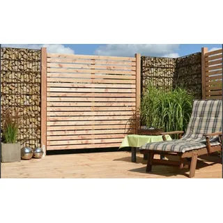 osmo holz OSMO Sichtblende Rhombus 89 x 179 cm Weiß