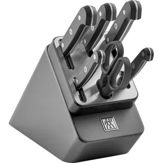 Zwilling Gourmet Selbstschärfender Messerblock 7-tlg. Grau 1027276
