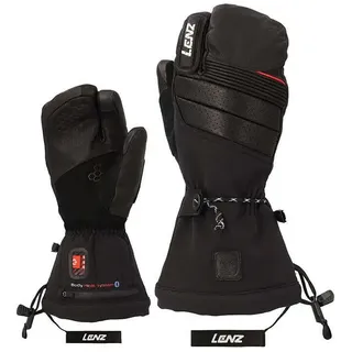 Lenz Heat Glove 9.0 Finger Cap Lobster Men schwarz M(9)