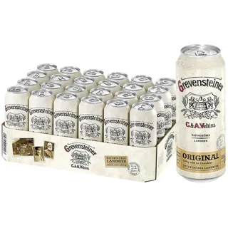 Grevensteiner Original Landbier Naturtrüb, EINWEG (24 x 0.5 l Dose)