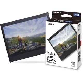 Fujifilm Instax Wide Film Black Frame 10 St. schwarz
