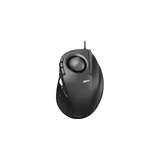 Elecom M-DT2URBK Scroll-Rad, Trackball, PC/Mac, 4-Wege