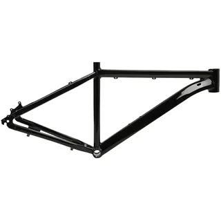 LANNADD 26 Zoll MTB Fahrrad Rahmensatz, 66 cm Aluminiumlegierung Fahrradrahmen, Interne Führung Mountainbike Rahmen MTB Fahrrad Rahmensatz Mountainbike Straßenfahrrad (Schwarz)