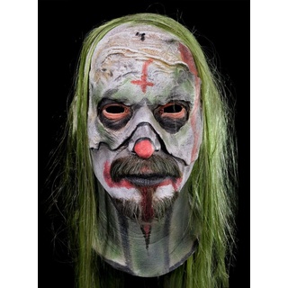 Trick or Treat Verkleidungsmaske Rob Zombie's 31 Psycho, Horrorclown Maske aus der Schmiede von Rob Zombie weiß