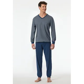 SCHIESSER Pyjama Comfort Essentials Blau 26