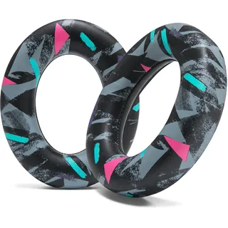 WC PadZ Momentum 4 – Verbesserte Ersatz-Ohrpolster für Sennheiser Momentum 4 & HDB 630 von Wicked Cushions | Verbesserter Komfort und bessere Geräuschisolierung | 90's Black