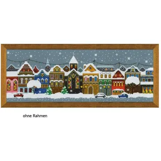 Riolis Kreuzstich-Set Weihnachtsstadt, Zählmuster