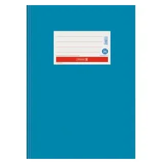 Brunnen Hefthülle aus Papier mittelblau,