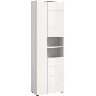 xonox.home Vira Hochschrank 60 x 190 cm Weiß MDF/Spanplatte