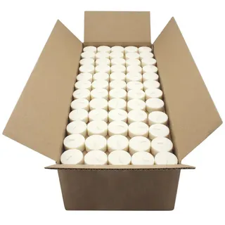 100% ÖKO-Teelichter aus regionaler Bio-Masse, BIOKEMA, Ø38 mm, Brenndauer ca. 4h, ohne Aluminiumhülle, 300 Stück pro Verpackung