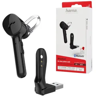 Hama MyVoice 1300, In-ear Headset Bluetooth Schwarz